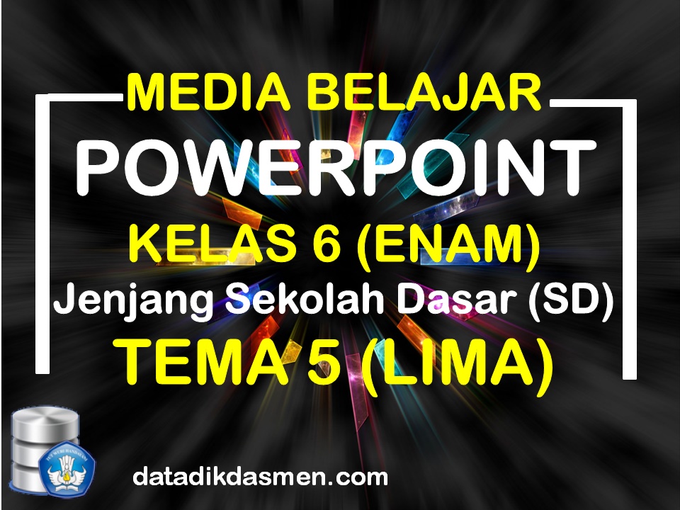 Media Pembelajaran Powerpoint Kelas 6 Tema 5 Jenjang Sd Kurikulum 2013 Datadikdasmen Com