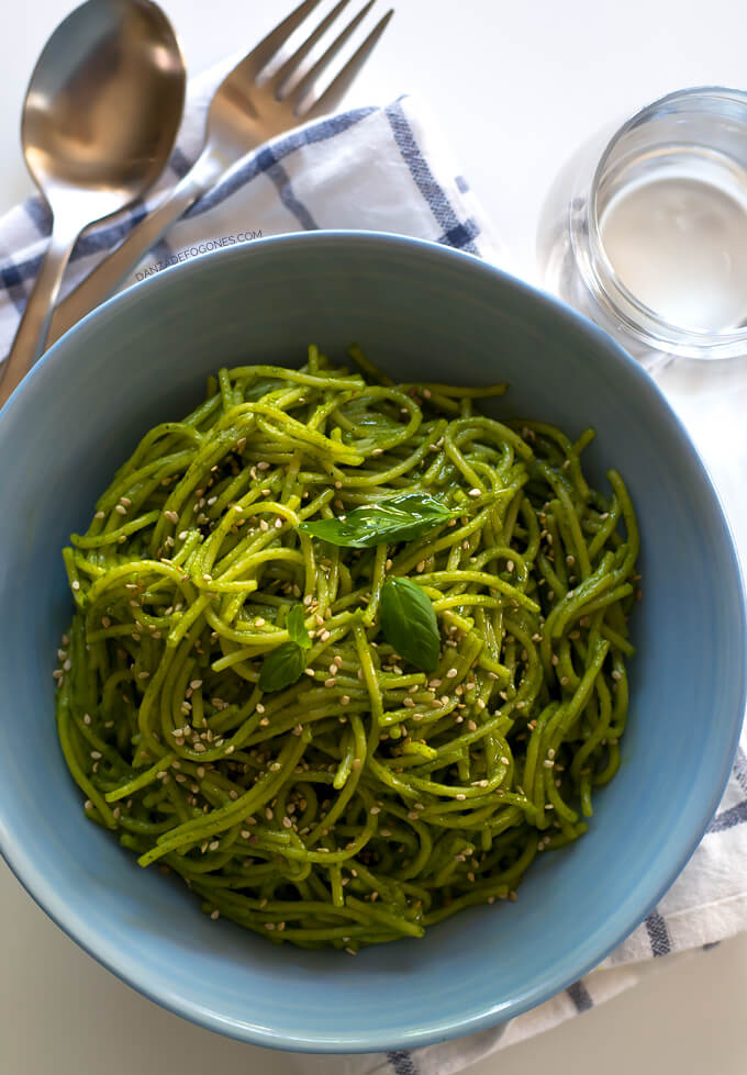 Pasta Recipe with Green Sauce Pasta Recipe with Green Sauce