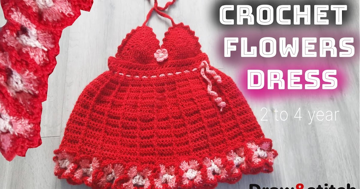 Crochet Flowers Dress 3