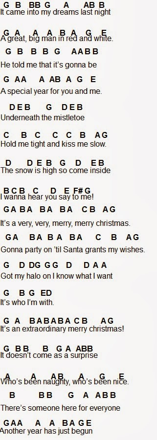 Flute Sheet Music: Extraordinary Merry Christmas