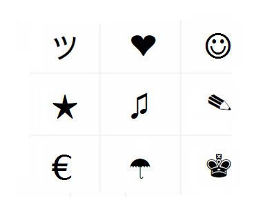 ♥♥ List of Text Symbols with ALT Codes→ | Cracking-Mods.blogspot.in