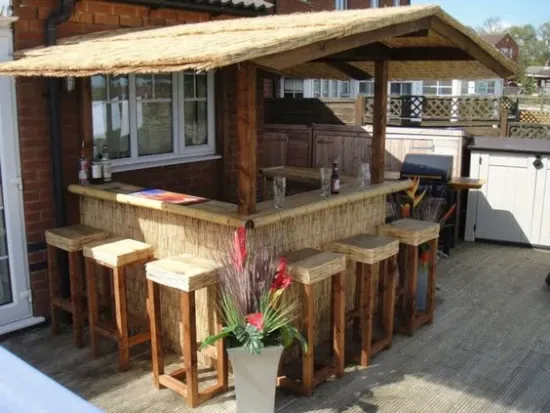 desain warung kopi sederhana dari bambu desain warung kopi dari bambu
