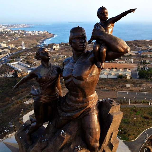 In the Mamelles district of Dakar, Senegal, lies an incredible and magnificent edifice. This