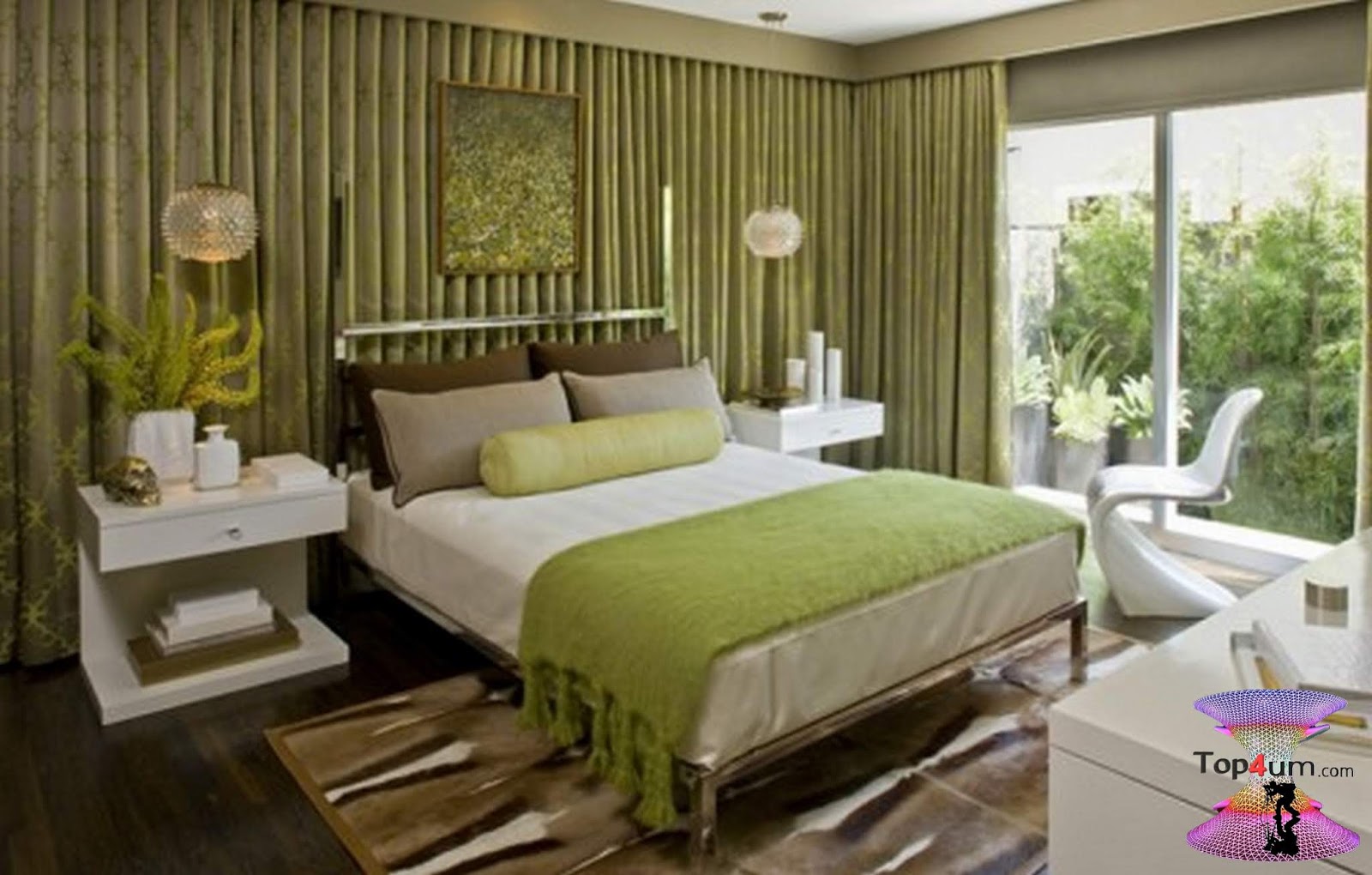 Комната в зеленом цвете. Спальня в салатовых тонах. Спальня в зеленом цвете. Спальни в зеленых цветах. Зеленый цвет в интерьере.