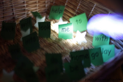 lighting up the sight word basket