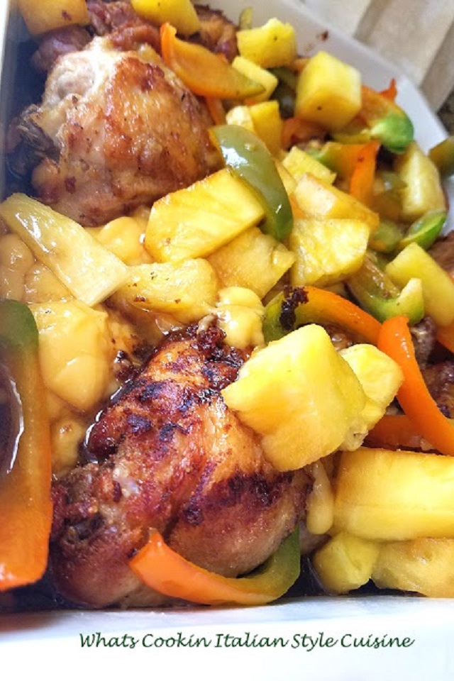 Polynesian Pineapple Chicken Casserole What's Cookin' Italian Style