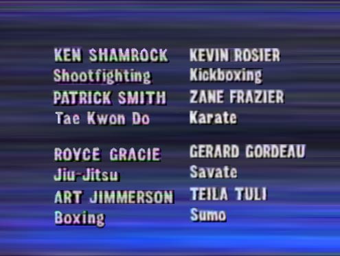 STRENGTH FIGHTER™: UFC 1 The Tale Of The Tape STRENGTH FIGHTER™: UFC 1 The Tale Of The Tape
