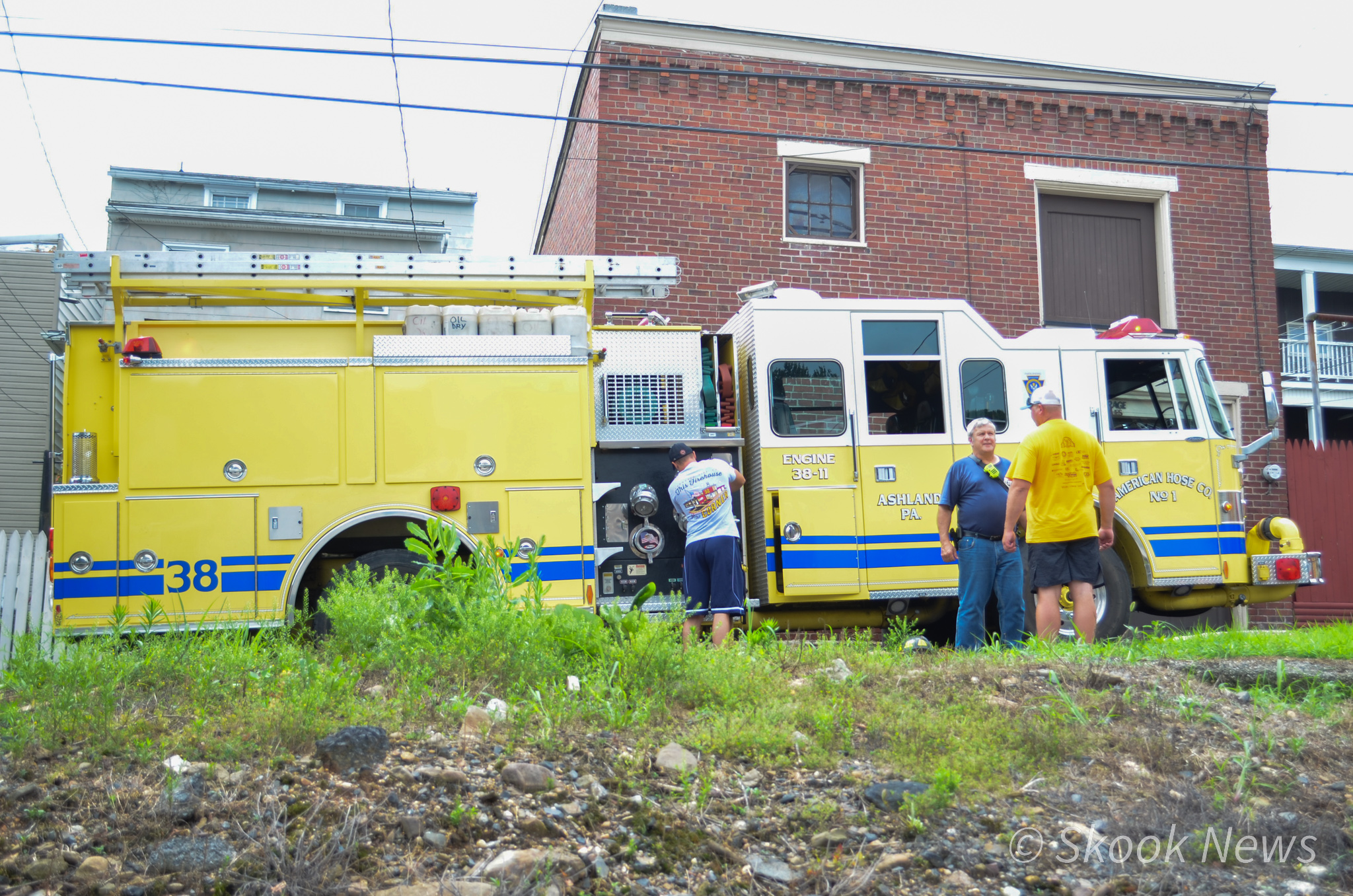 Ashland Fire Responds to Trash Fire in the Borough