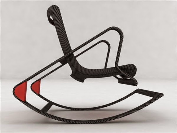 Contemporary rocking chair for relaxing hours