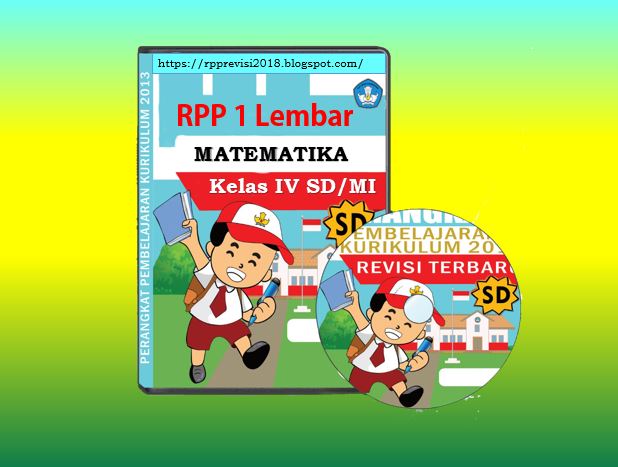 RPP Selembar Matematika Kelas IV SD/MI Revisi 2020