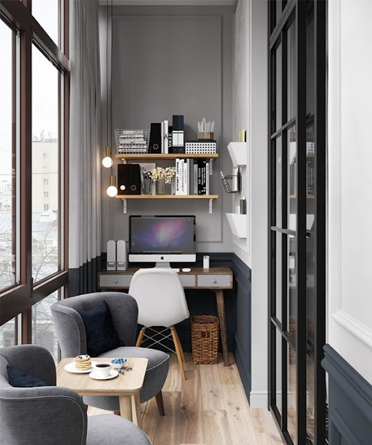Dicas e inspirações para montar um home office na varanda ou sacada do apartamento de forma rápida e simples.
