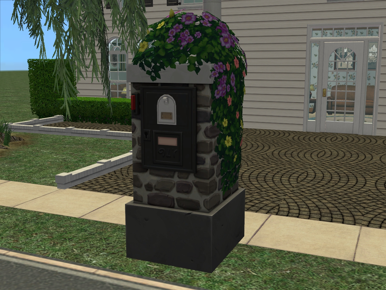 TheNinthWaveSims The Sims 2 The Sims 4 Get Together Mailbox Cover