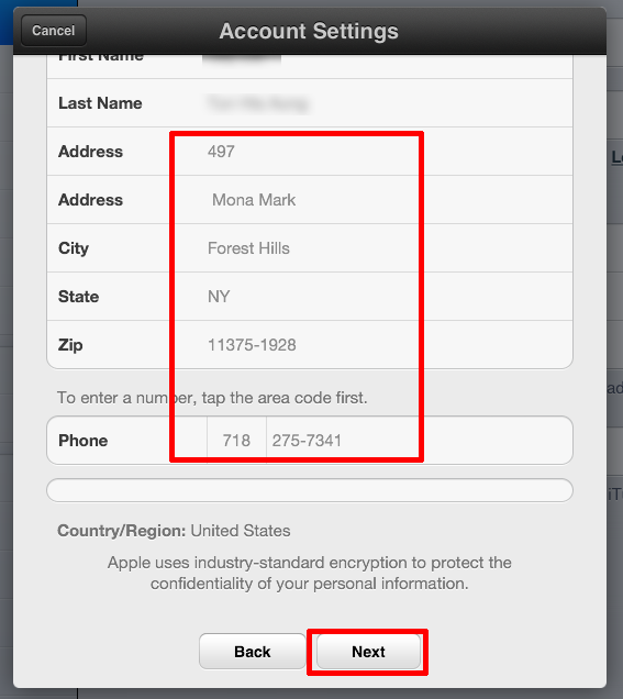 Адрес сша для apple id. Данные США для Apple ID. Данные для американского Apple ID. Индекс США для Apple ID. Американский адрес с индексом для Apple ID.