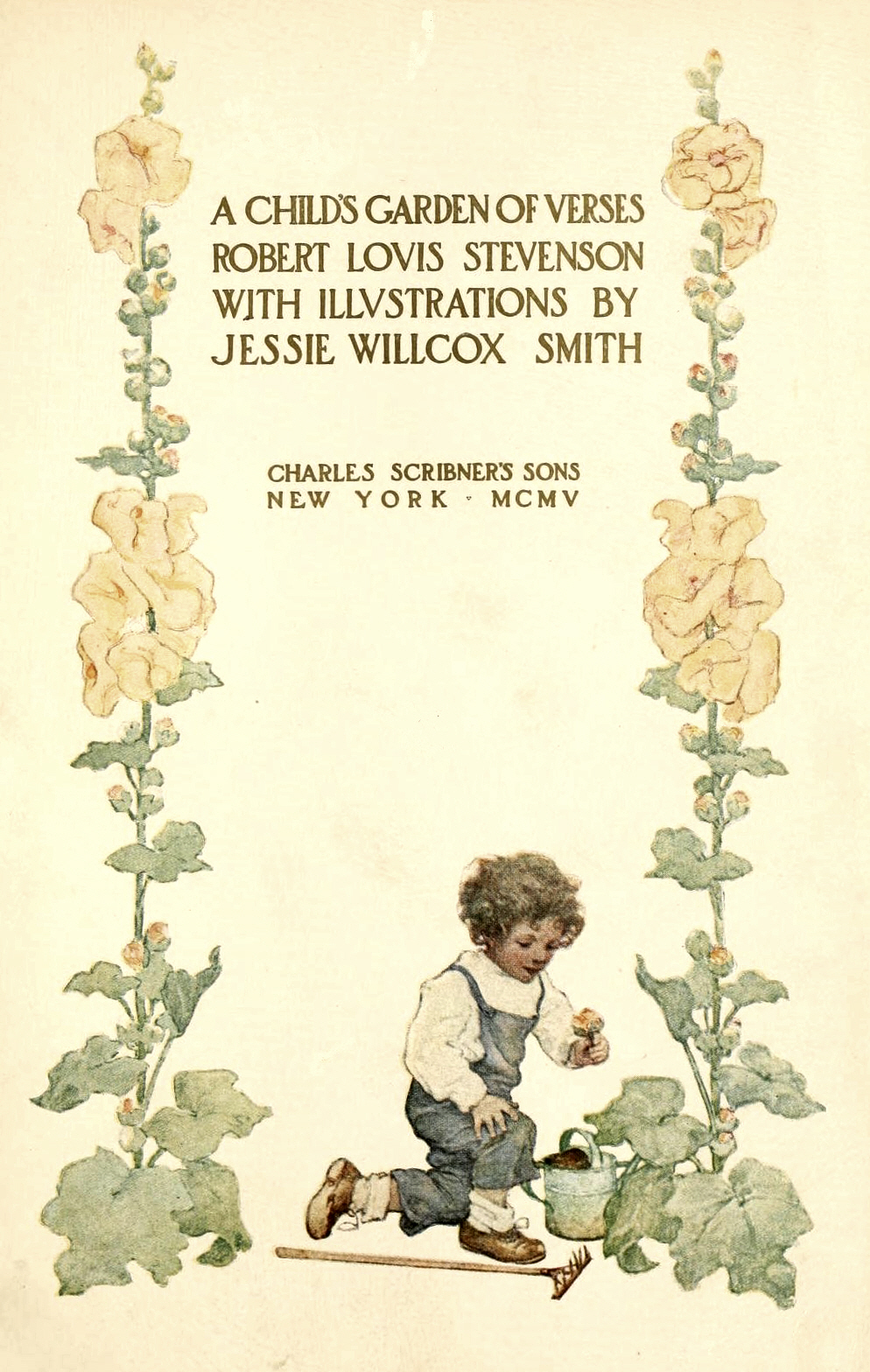 A Child's Garden Of Verses - Illustrated By Jessie Willcox Smith
