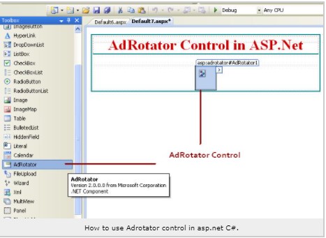 ADROTATOR CONTROL IN ASP.NET