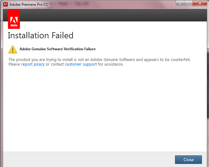 adobe genuine software verification failure cs6 mac osx adobe genuine software verification failure cs6 mac osx