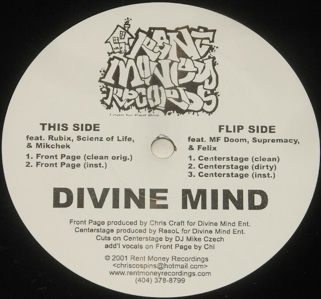 Divine Mind - Front Page / Centerstage - 2001