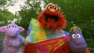 Murray’s Monster Measuring, measuring his kite, eggplant, Ovejita, Sesame Street Episode 4408 Mi Amiguita Rosita season 44