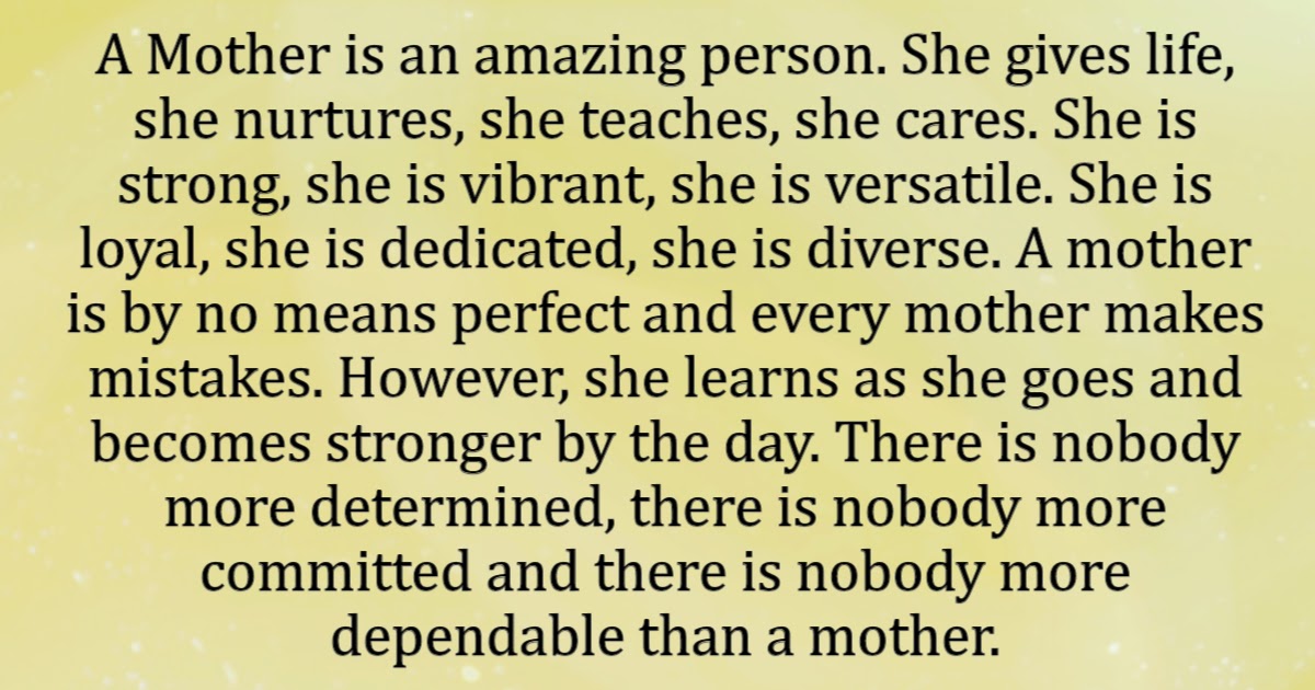 Awesome Quotes: Why Mother's are amazing.