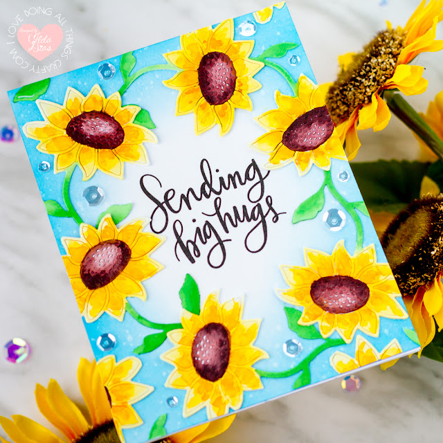Believe In You Release | Sunflower Cards for Simon Say Stamp by ilovedoingallthingscrafty.com