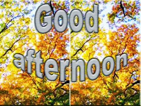 Happy Greetings Congrats: e Card Good Afternoon Autumn