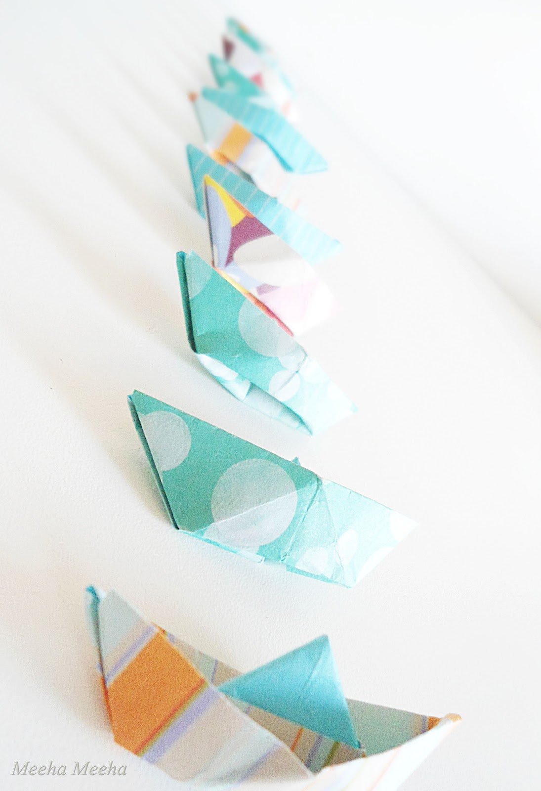 Meeha Meeha Origami Boat Garland