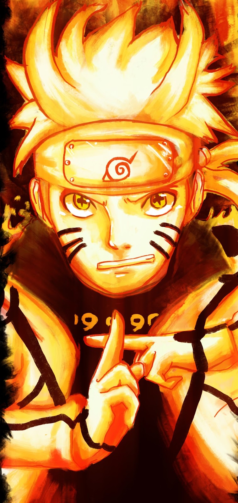 Hintergrundbild der schönsten Naruto-Charaktere für Handys