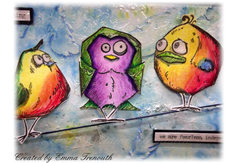 Trenouths Crafty Creations: Birds on a Wire