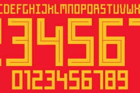 Font Belgia World Cup 2018