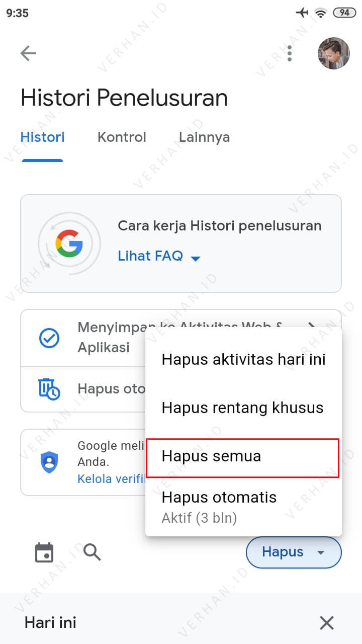 Cara Hapus History Pencarian Google di Android, iPhone, Laptop