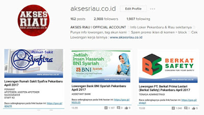Instagram Akses Riau