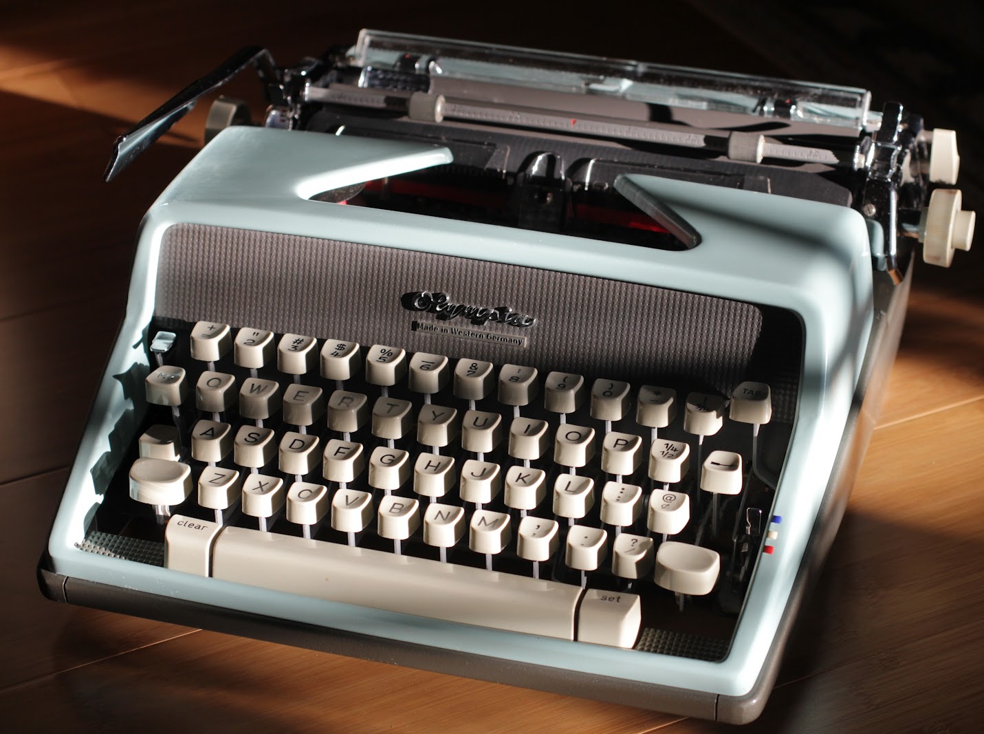 oz.Typewriter On This Day in Typewriter History The Case for Olympia