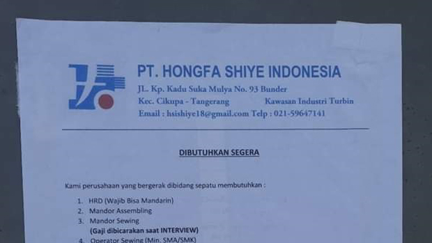 PT HONGFA SHIYE INDONESIA
