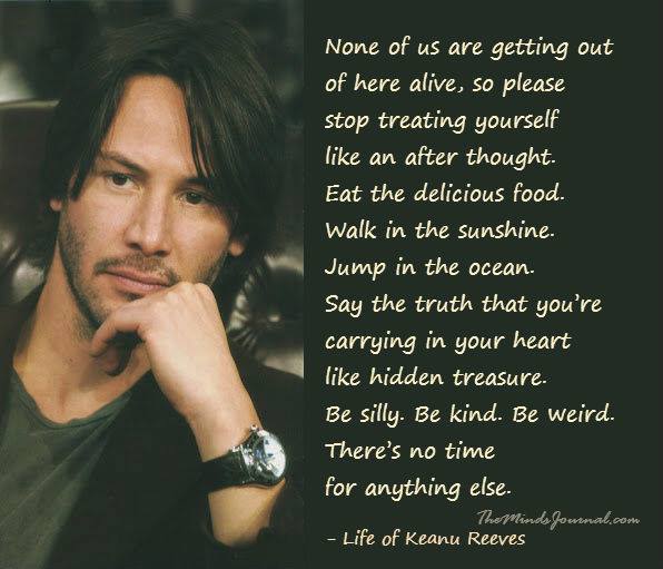The World Best Quotes Life of Keanu Reeves