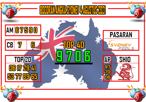 Bocoran Angka Sydney 4 Agustus 2021 Bocoran Sydney 4 Agustus 2021