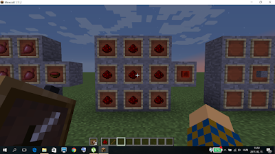 minecraft vöröskő block crafting