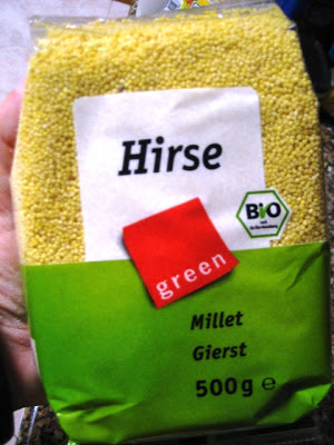 Embalagem de millet, milheto, milhete, painço