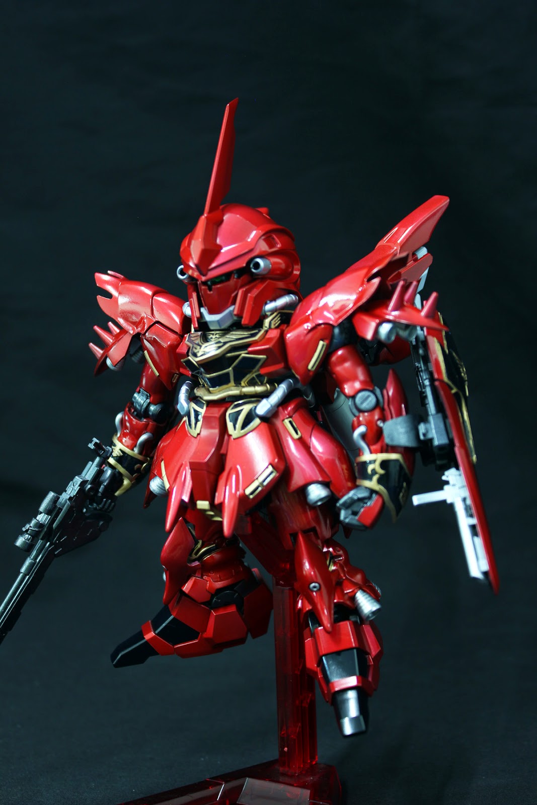 Chrizchui: SD Unicorn Gundam + SD Sinanju (Custom)