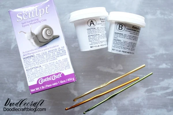 Learn how to use Resin and Make your own set of Crochet Hooks