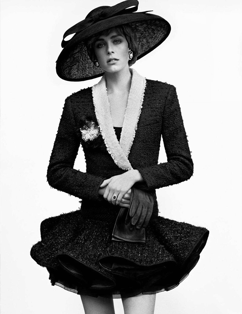 Fashion Editorial: Edie Campbell by Alasdair McLellan for Vogue Paris April 2018