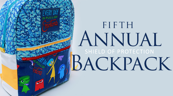 Canvas & Laminated Cotton "Inside Out" Backpack | The Inspired Wren