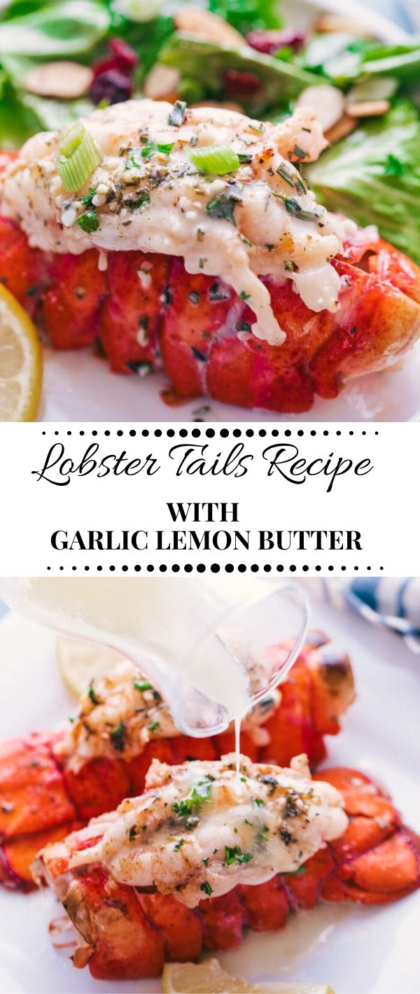 Lobster Tails Recipe with Garlic Lemon Butter RE4FOOD