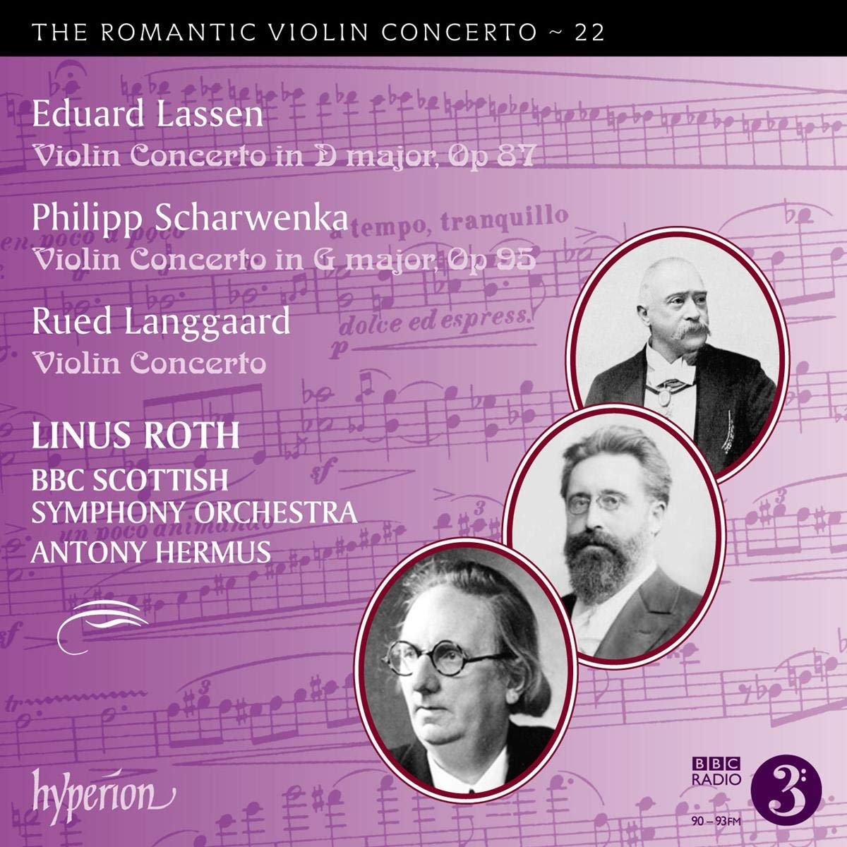 Hugill The Romantic Violin Concerto Linus Roth in Lassen