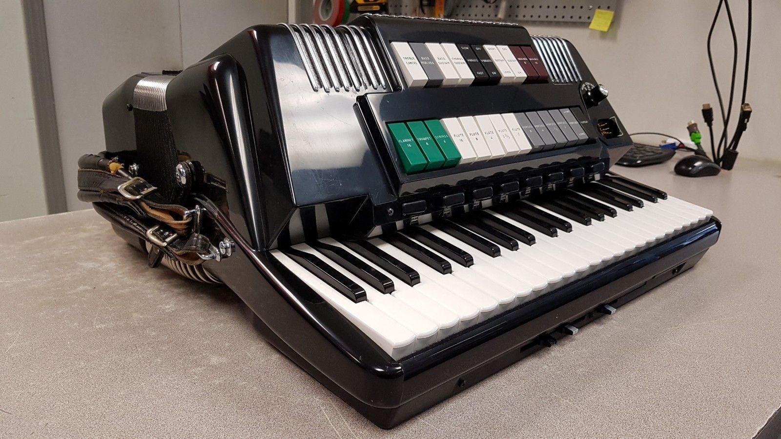 MATRIXSYNTH Farfisa Transivox Synth/Accoustic Accordion