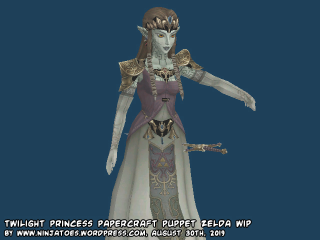 Ninjatoes' papercraft weblog: New papercraft model to be: Twilight Princess  Puppet Zelda
