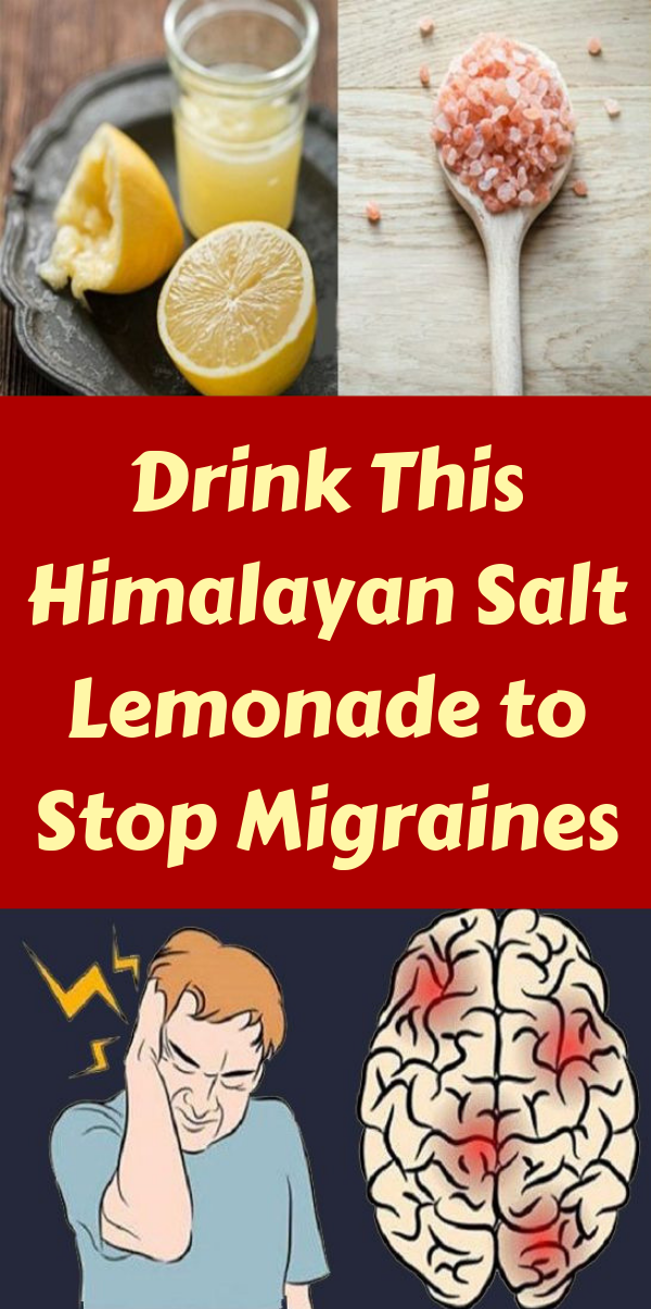 Drink This Himalayan Salt Lemonade to Stop Migraines