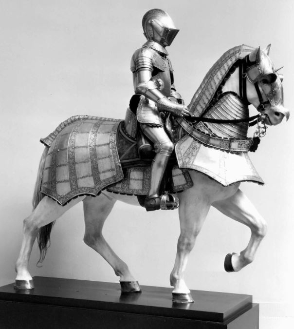 ルネサンス期の鎧】《人間用の鎧と馬用の鎧》イタリア（おそらくミラノ