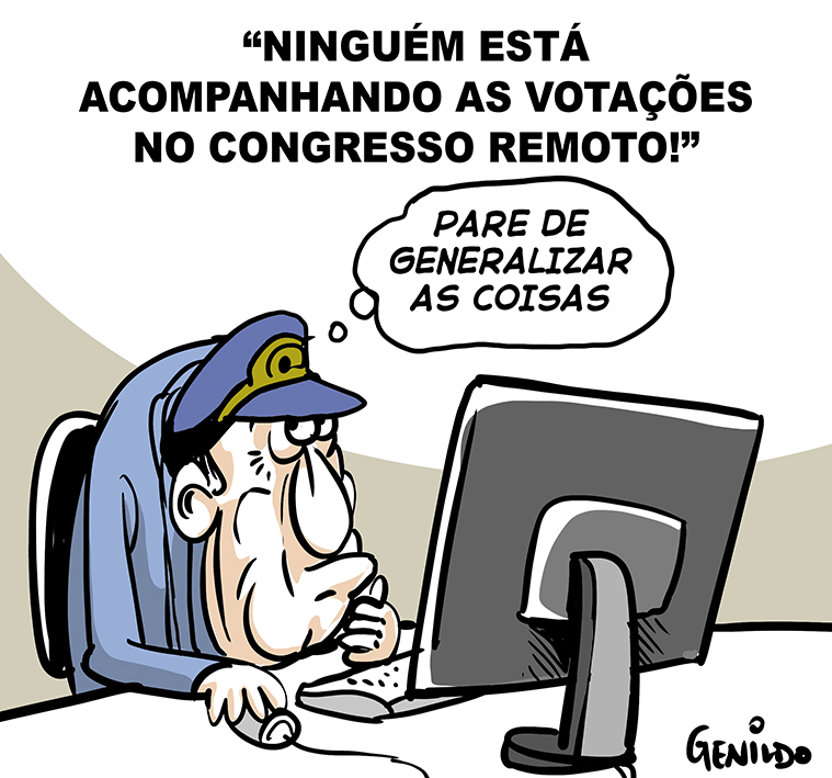 Charges: Muito remoto, este Congresso!