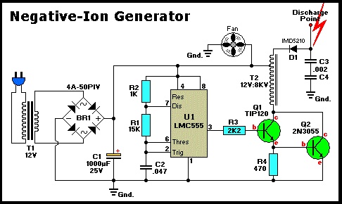 Electrical and Electronics Engineering: Negative-Ion ... ionizer transormer dc power supply wiring diagram 