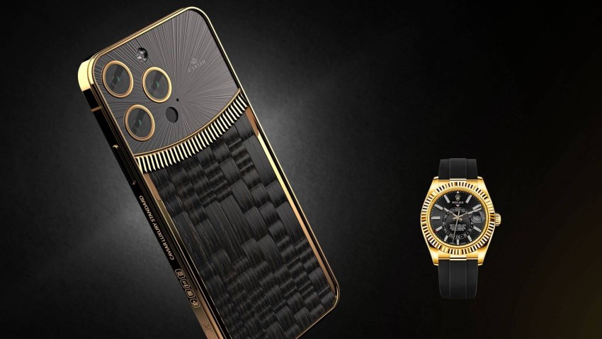 Caviar decorates iPhone 13 Pro in a Rolex suit Caviar Luxury continued to decorate iPhones, and now it was the turn of the iPhone 13 Pro and 13 Pro Max, and the designs were inspired by Rolex watches.